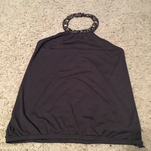 Express halter top, jewel collar, size small